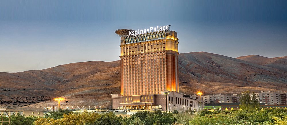 Espinas Palace hotel located north of Tehran