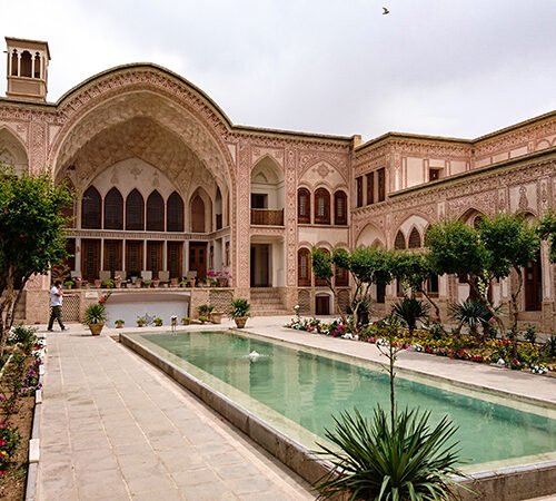 Traditional house in Kashan, Iran