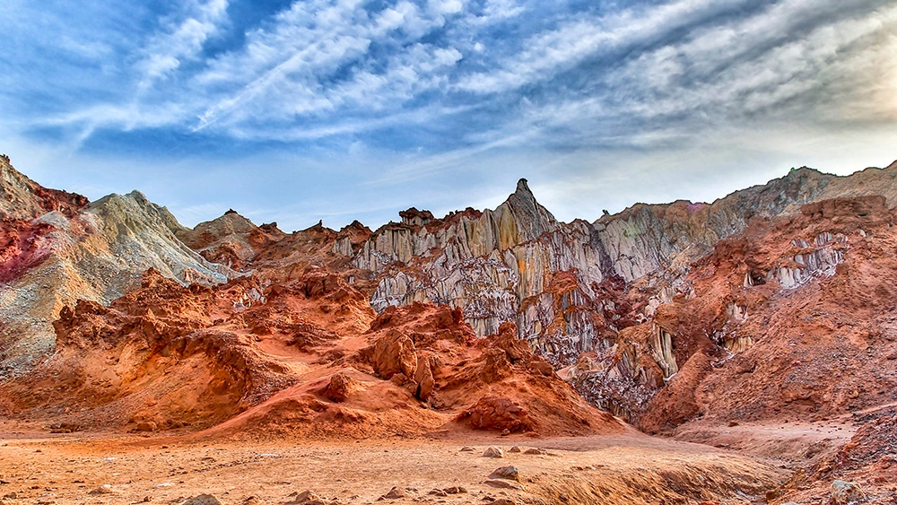 Mountain landscape showcasing the cultural and adventure side of travel in Iran